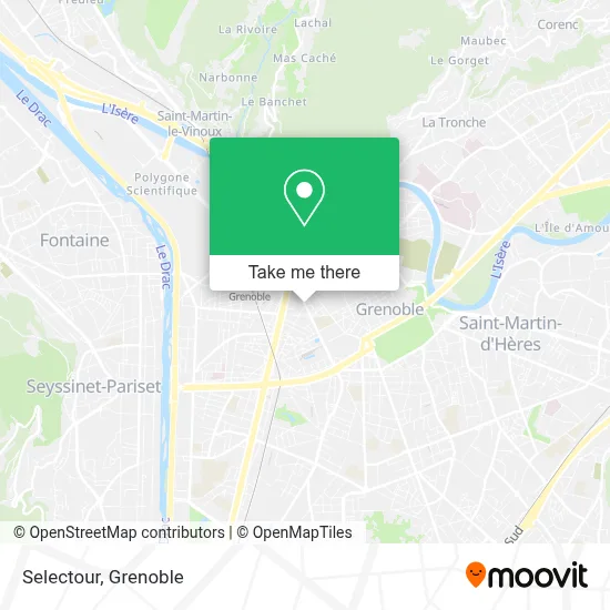 Selectour map