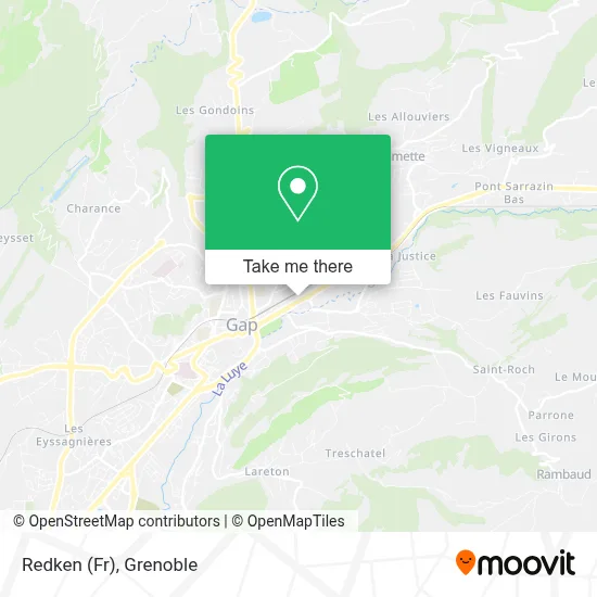 Redken (Fr) map