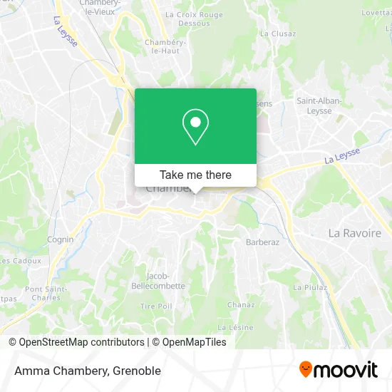 Amma Chambery map