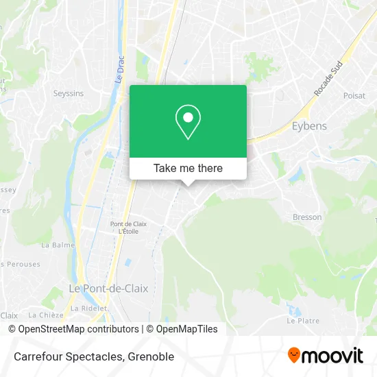 Carrefour Spectacles map