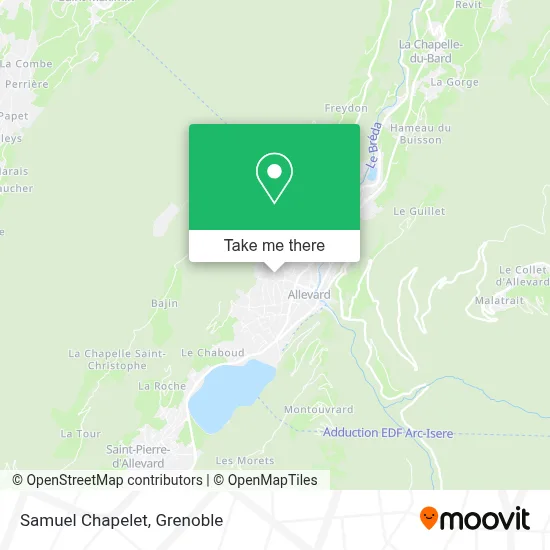 Samuel Chapelet map