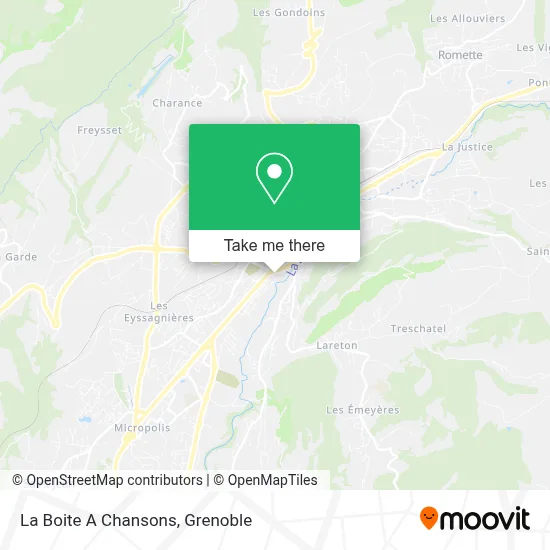 La Boite A Chansons map