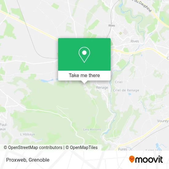 Proxweb map