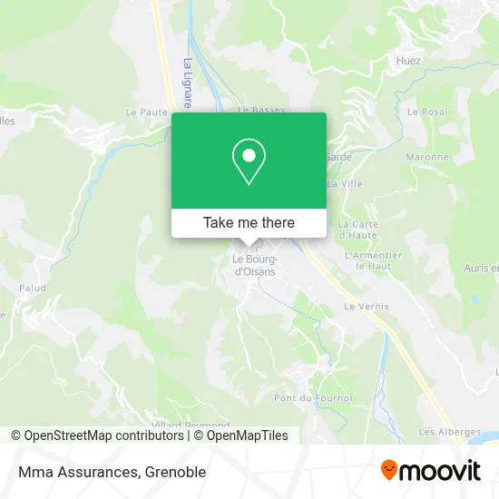 Mma Assurances map
