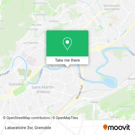 Labaratoire 3sr map