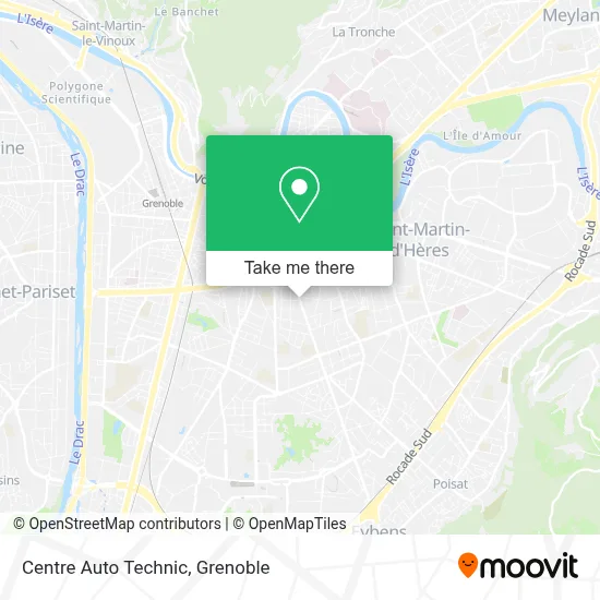 Centre Auto Technic map