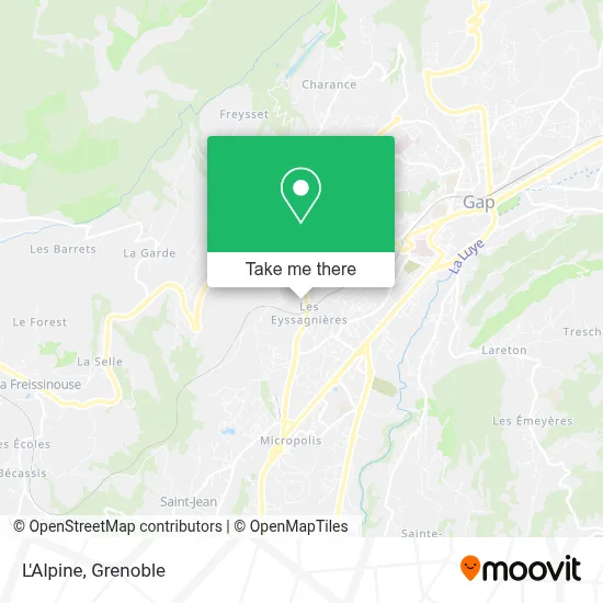 L'Alpine map