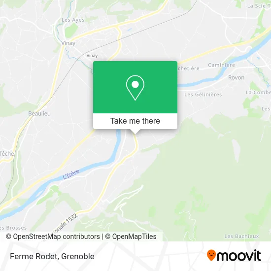 Ferme Rodet map