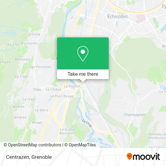 Centrazen map