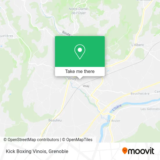 Kick Boxing Vinois map