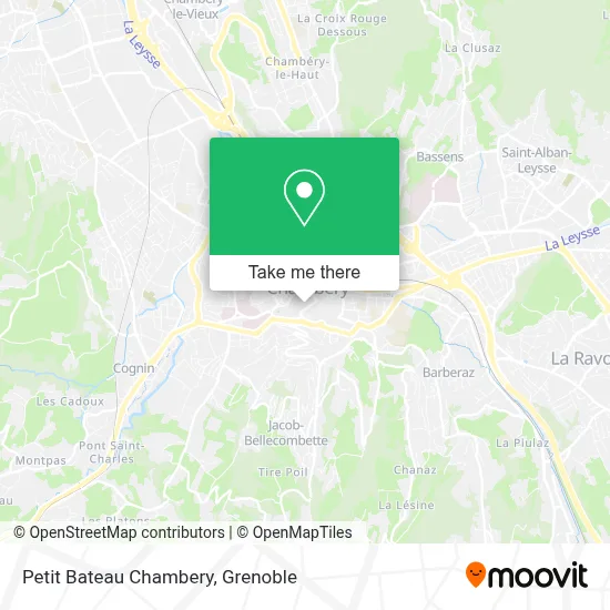 Petit Bateau Chambery map