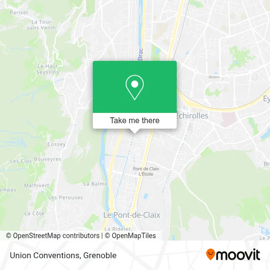 Union Conventions map