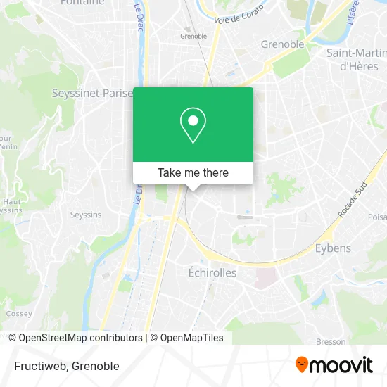 Fructiweb map