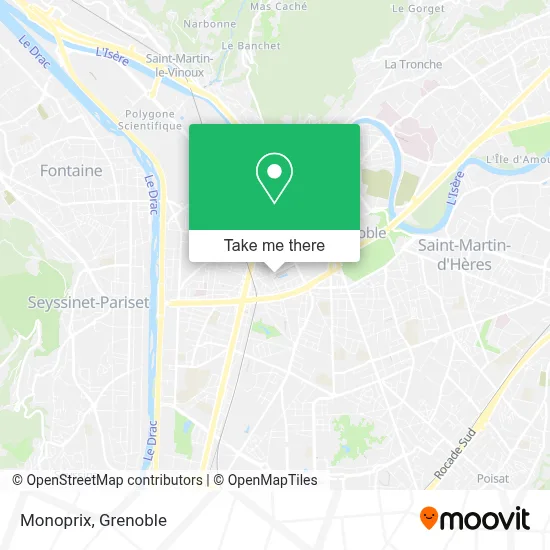 Monoprix map