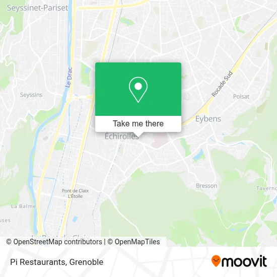 Pi Restaurants map