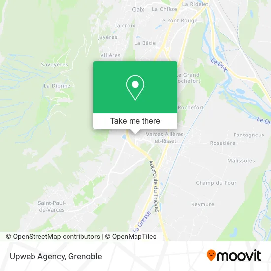 Upweb Agency map