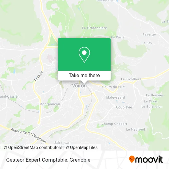 Gesteor Expert Comptable map