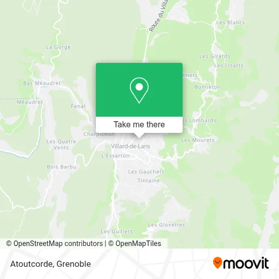 Atoutcorde map