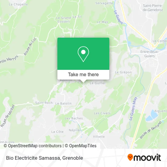 Bio Electricite Samassa map
