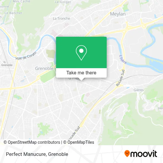 Perfect Manucure map