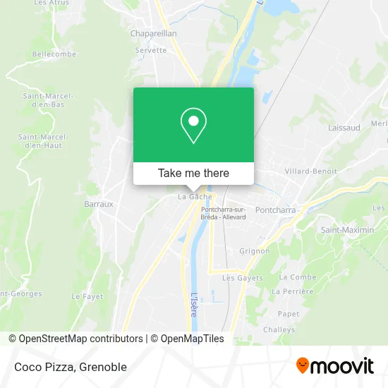 Coco Pizza map