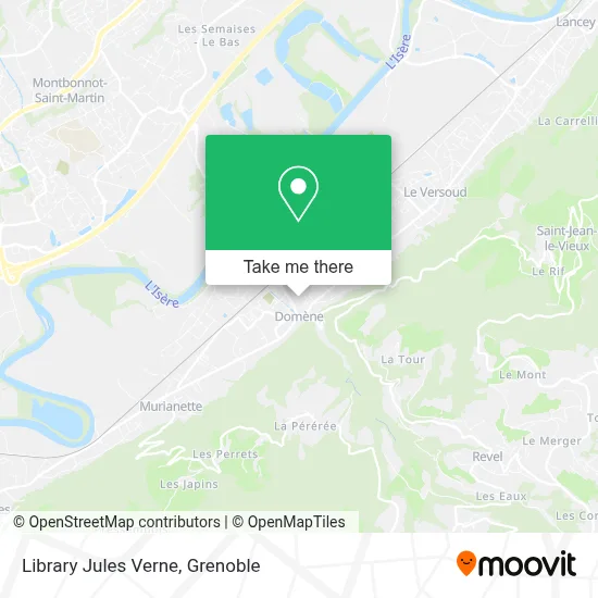 Library Jules Verne map