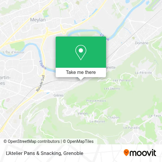 L'Atelier Pans & Snacking map