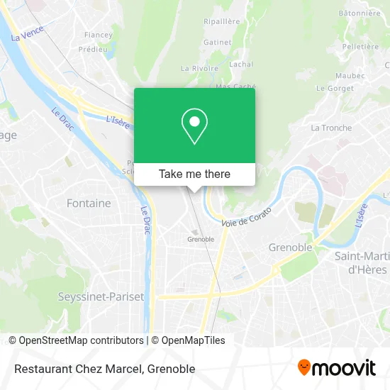Restaurant Chez Marcel map