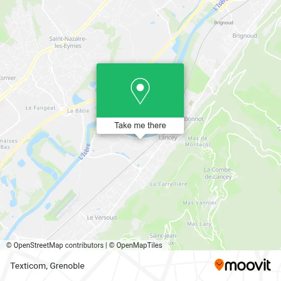 Texticom map