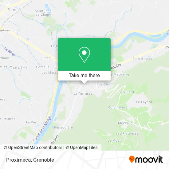 Proximeca map