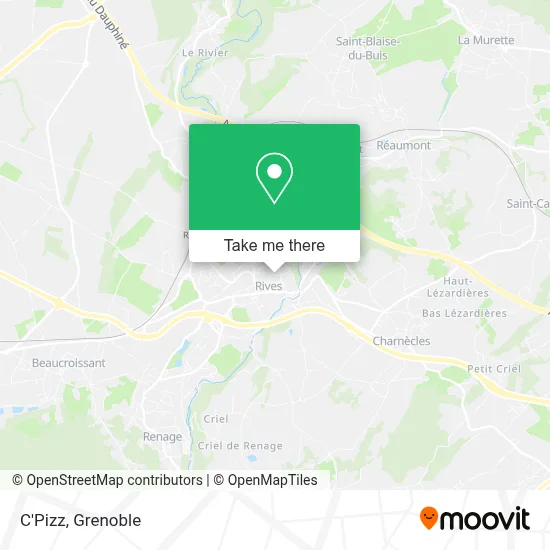 C'Pizz map