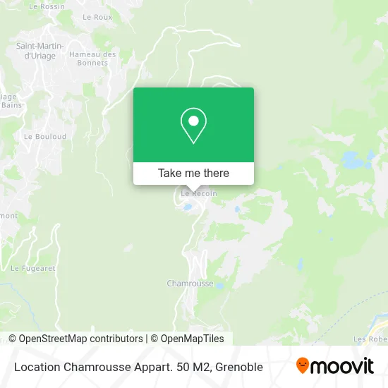 Location Chamrousse Appart. 50 M2 map