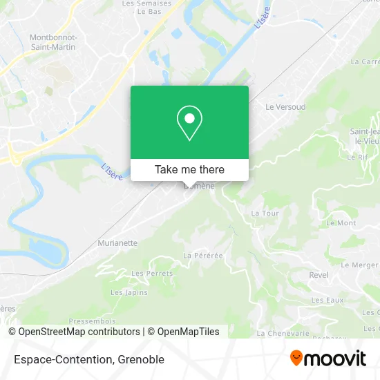 Espace-Contention map