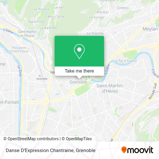 Danse D'Expression Chantraine map