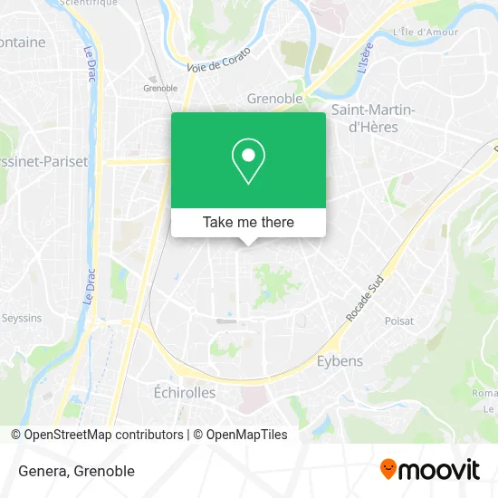 Genera map