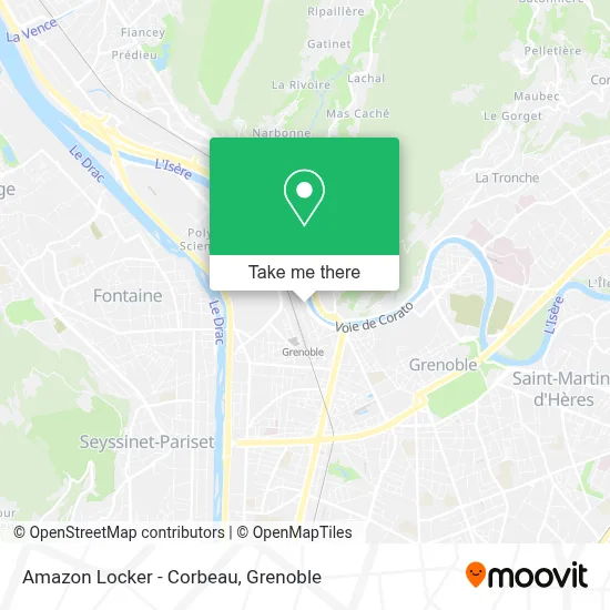 Amazon Locker - Corbeau map