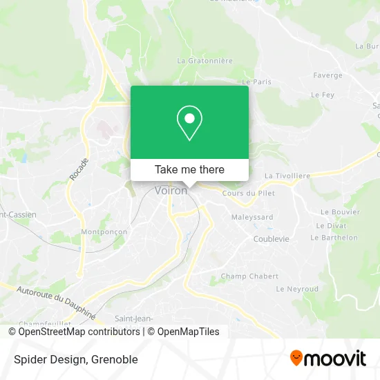 Spider Design map