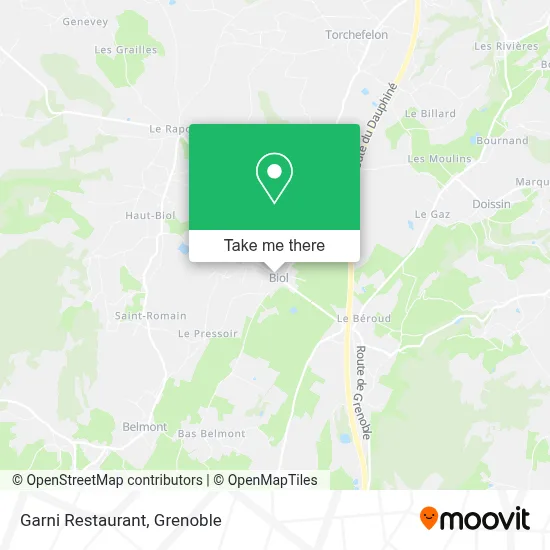 Garni Restaurant map