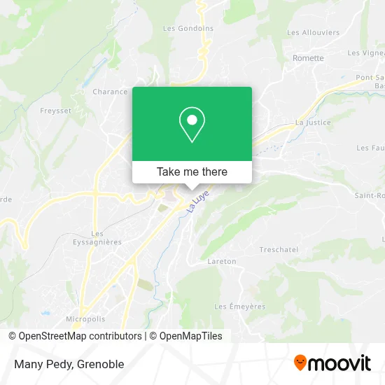 Many Pedy map