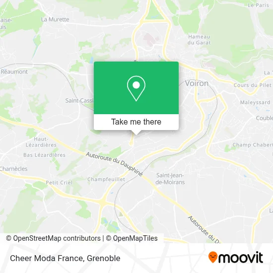 Cheer Moda France map