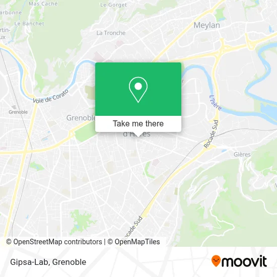 Gipsa-Lab map