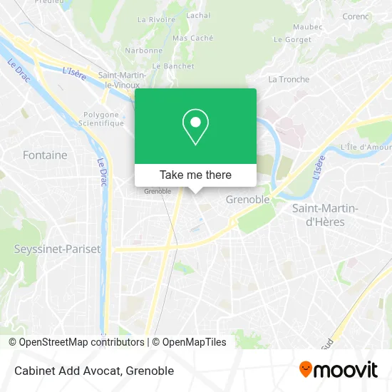 Cabinet Add Avocat map