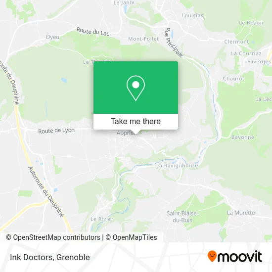 Ink Doctors map
