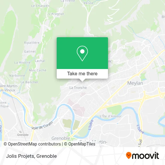 Jolis Projets map