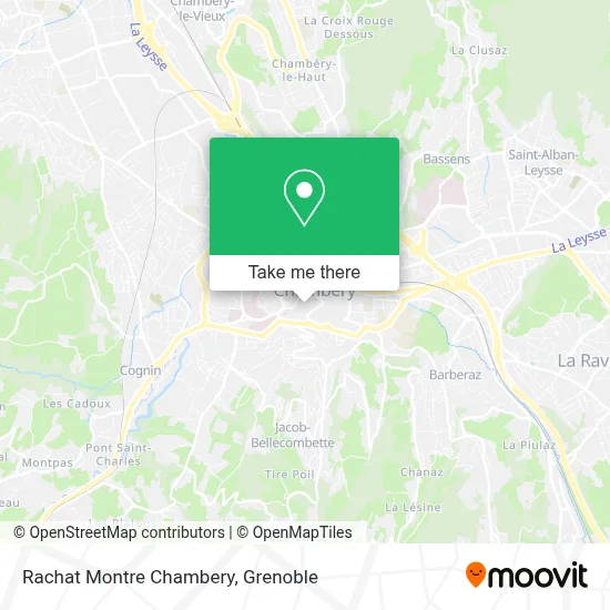 Rachat Montre Chambery map