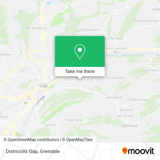Districolis Gap map
