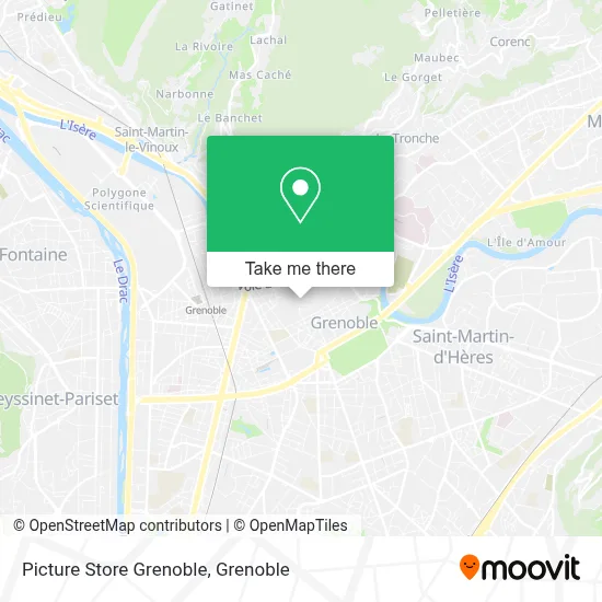 Picture Store Grenoble map