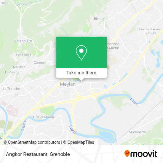 Angkor Restaurant map