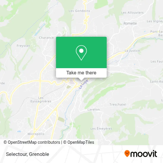 Selectour map