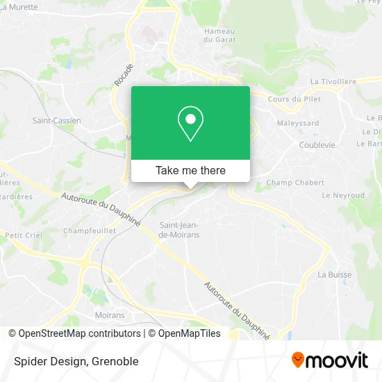 Spider Design map